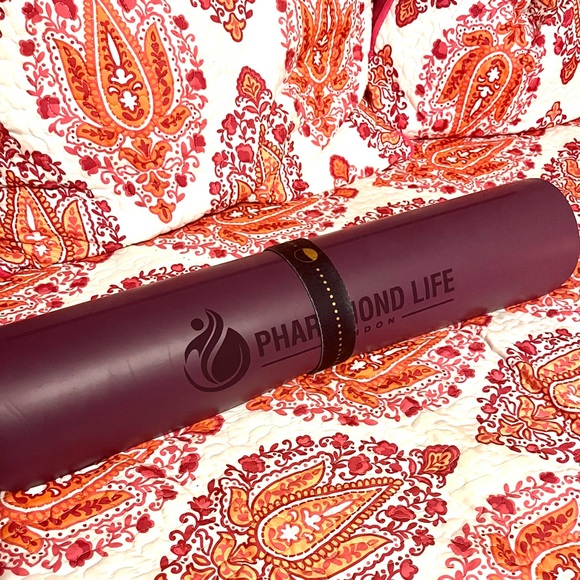 Pharamond Life Terra Grip Yoga Mat Plum and Tote - Picture 5 of 9